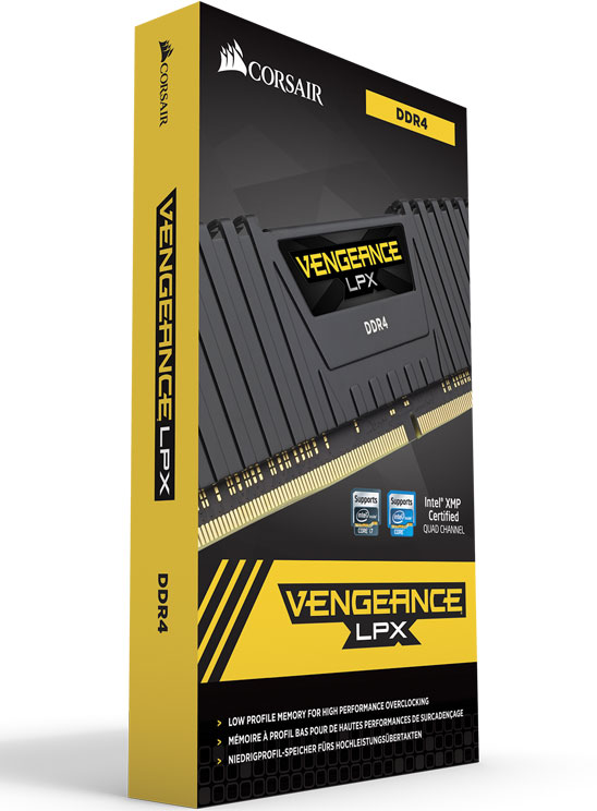 [843591082006] 843591082006 Corsair Vengeance LPX 16GB (2x8GB) DDR4 3600MHz C18 Desktop Gaming Memory Black - AMD Ryzen