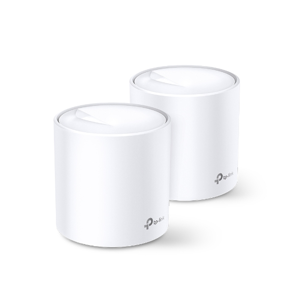 [6935364052287] 6935364052287 TP-Link Deco X20(2-pack) AX1800 Whole Home Mesh Wi-Fi 6 System, Up To 370 sqm Coverage, WIFI6, 1201Mbps @ 5Ghz, 574Mbps @ 2.4 GHz OFDMA, MU-MIMO (WIFI