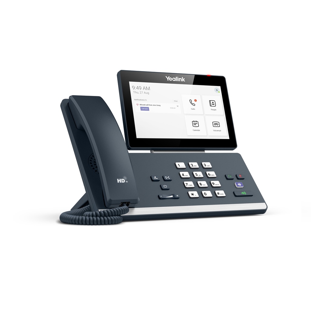 [841885103543] 841885103543 Yealink MP58 Teams Edition, Smart Business Desk Phone, Teams and Skype Compatible, Android, 7-Inch Touch Screen, HD Audio, Teams Button, EOL