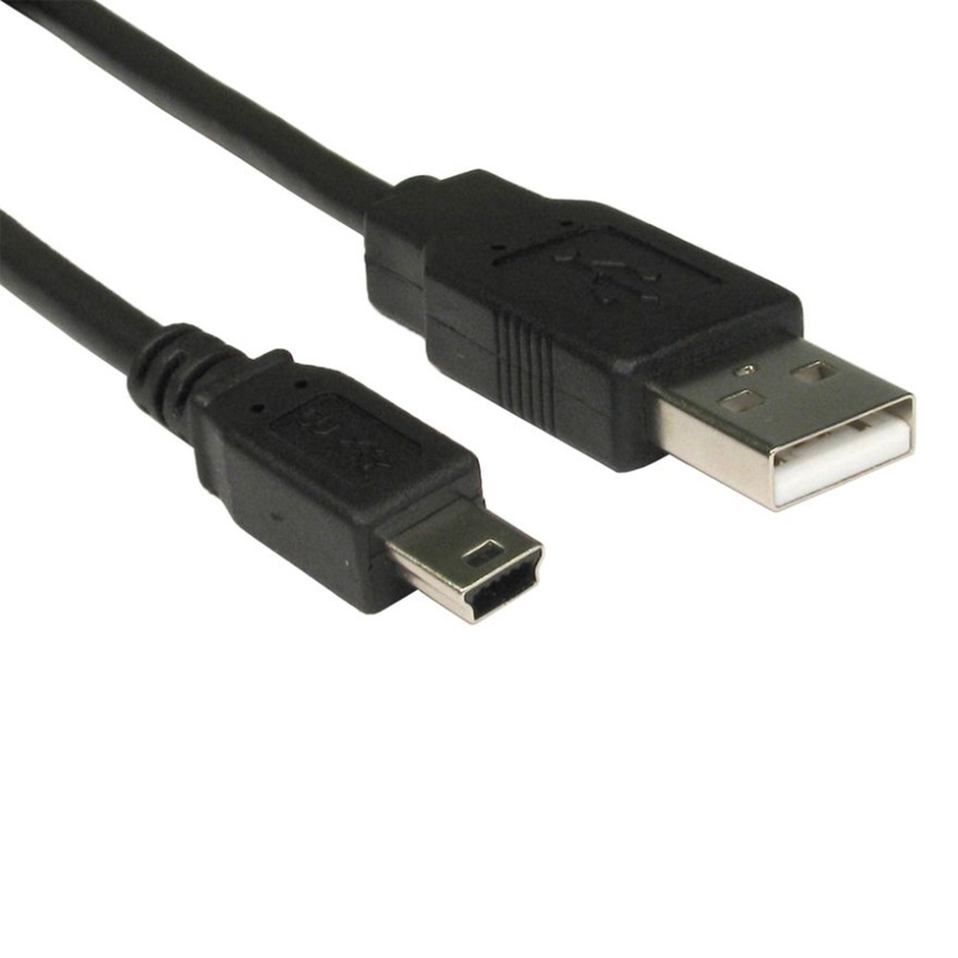 [MINI2OEM10] MINI2OEM10 10x 8Ware USB 2.0 Cable 1m A Male to Mini B Black