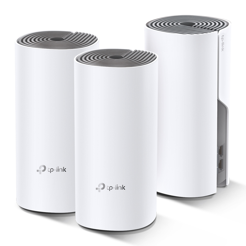 [6935364086794] 6935364086794 TP-Link Deco E4(3-pack) AC1200 Whole Home Mesh Wi-Fi System, ~370sqm Coverage