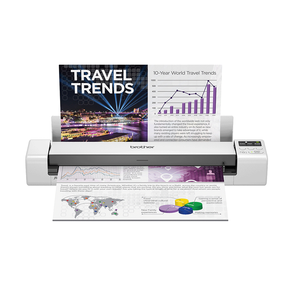 [4977766800655] 4977766800655 Brother DS-940DW Mobile Scanner Double Sided Scan, 7.5PPM, USB