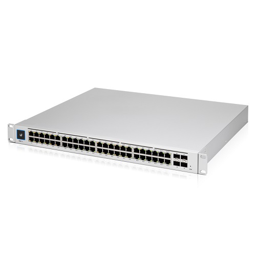 [817882027809] 817882027809 Ubiquiti UniFi 48-port Managed Gigabit Layer2  Layer3 Switch, Auto-sensing 802.3at PoE+  802.3bt PoE, SFP+, Touch Display,  600W GEN2, 2Yr Warr