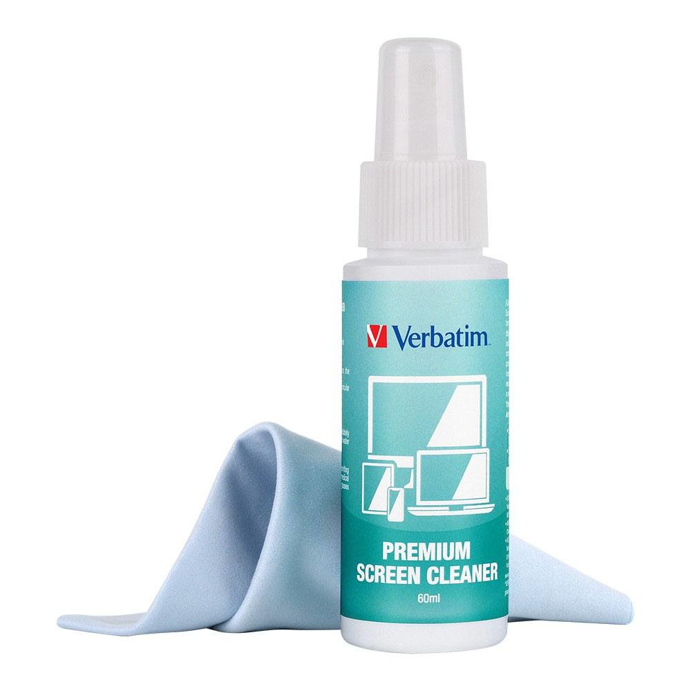 [4895117966105] 4895117966105 Verbatim Premium Screen  Cleaning Kit - 60ml. Laptop, Phone, Tablet, Monitors, Screens, Glass. Antibacterial