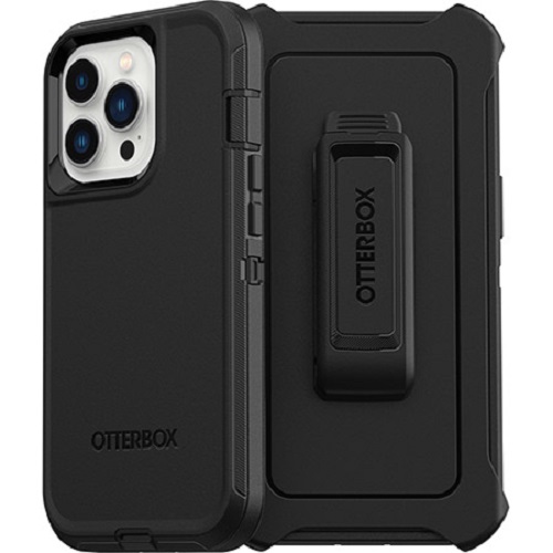 [840104264560] 840104264560 OtterBox Defender Apple iPhone 13 Pro Case Black - (77-83422), DROP+ 4X Military Standard, Multi-Layer, Included Holster, Rugged,7 Years Warranty