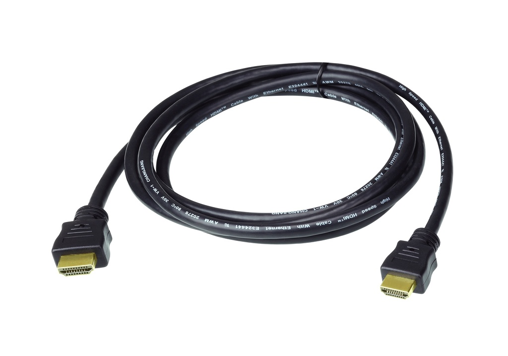 [4719264641039] 4719264641039 Aten 3M High Speed HDMI Cable with Ethernet. Support 4K UHD DCI, up to 4096 x 2160 @ 60Hz