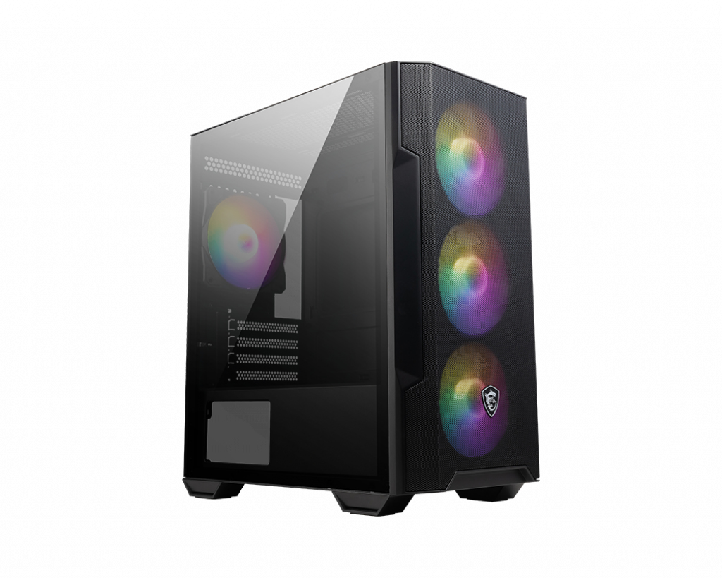 [4719072932220] 4719072932220 MSI MAG FORGE M100R Micro ATX Case, 1x USB 3.2, 2x USB 2.0, 1x Audio, 1x Mic, 4x PCI-E, 2x 2.5", 2x 3.5", Micro ATX / Mini ITX