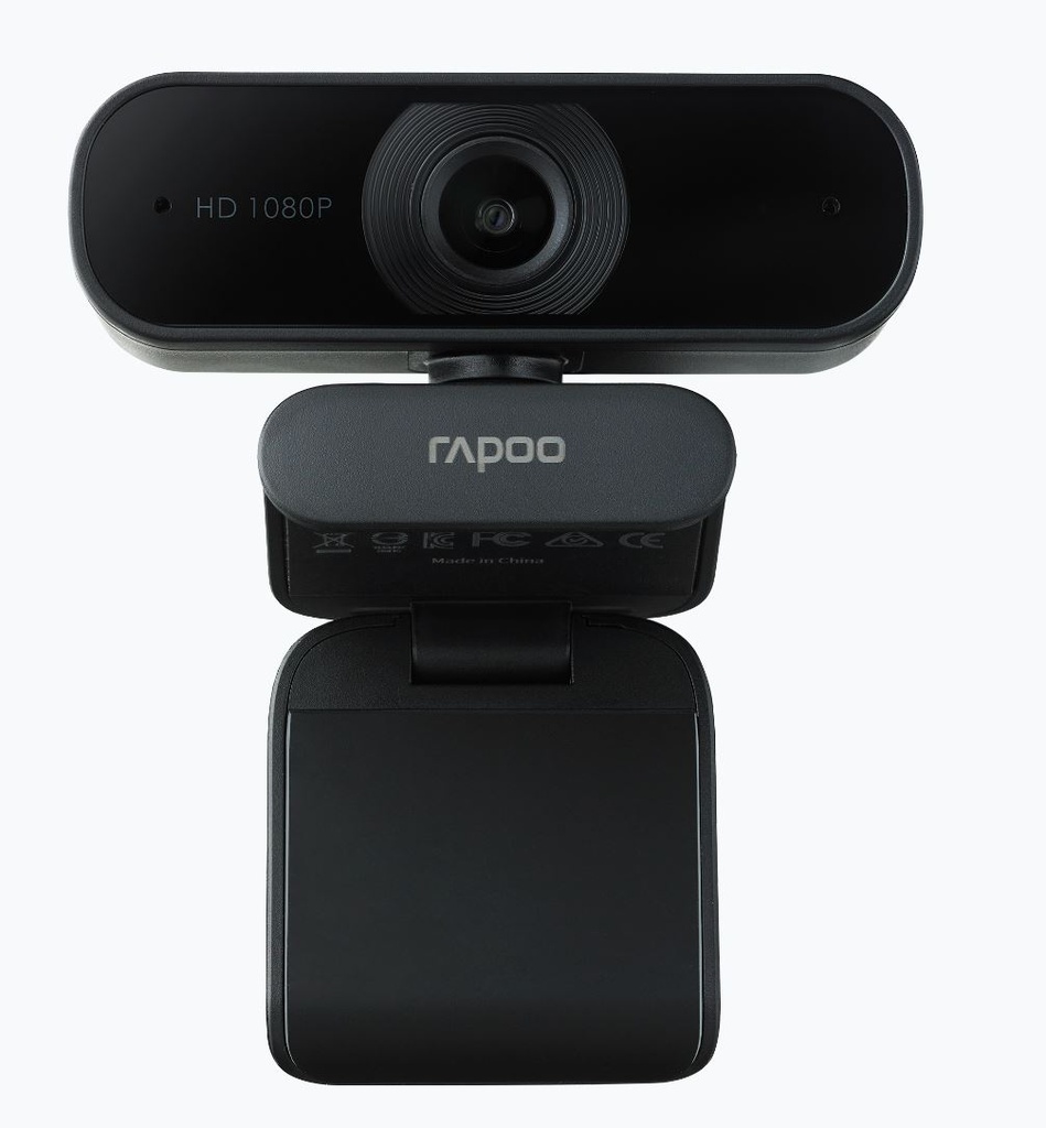 [6940056198471] 6940056198471 RAPOO C260 Webcam FHD 1080P/HD720P, USB 2.0 - Ideal for TEAMS, Zoom