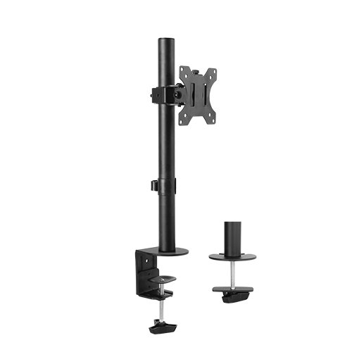6956745159937 Brateck Single Screen Economical Articulating Steel Monitor Arm Fit Most 13"-32" LCD monitors, Up to 8kg per screen VESA 75x75/100x100
