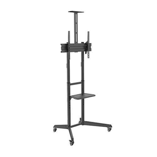 [6956745162371] 6956745162371 Brateck Versatile  Compact Steel TV Cart with top and center shelf for 37'-70' TVs Up to 50kg (LS)
