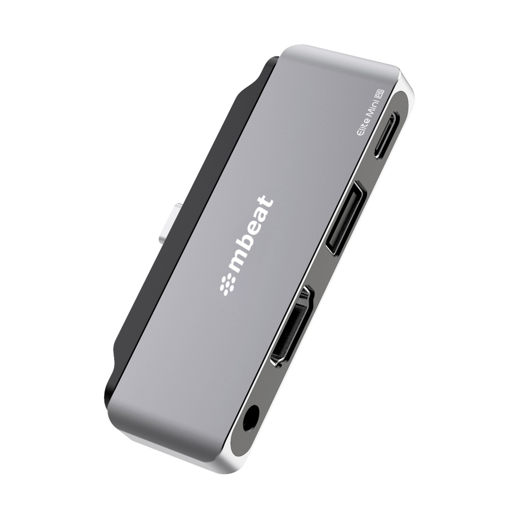 [9346396002626] 9346396002626 (LS) mbeat®  Elite Mini 4-In-1 USB-C Mobile Hub for iPad Pro, USB-C Tablet  Laptop/Notebook (LS> MB-UCD32-U7)