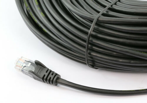 [9420066900075] 9420066900075 8Ware CAT6A Cable 15m - Black Color RJ45 Ethernet Network LAN UTP Patch Cord Snagless
