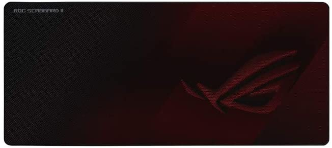 [4718017832670] 4718017832670 ASUS ROG SCABBARD II Gaming Mouse Pad, Extended Size (900x400mm) Water/Oil/Dust Respellent, Anti-Fray, Soft Cloth With Rubber Base