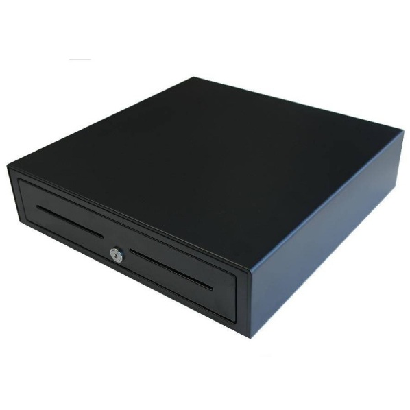 [CDDIEC410BAU] CDDIEC410BAU Vpos EC-410 Cash Drawer/Black/ 5 Note  8 Coin Cups/410 mm (w) x 415 mm (d) x 110 mm (h) 24V - POS