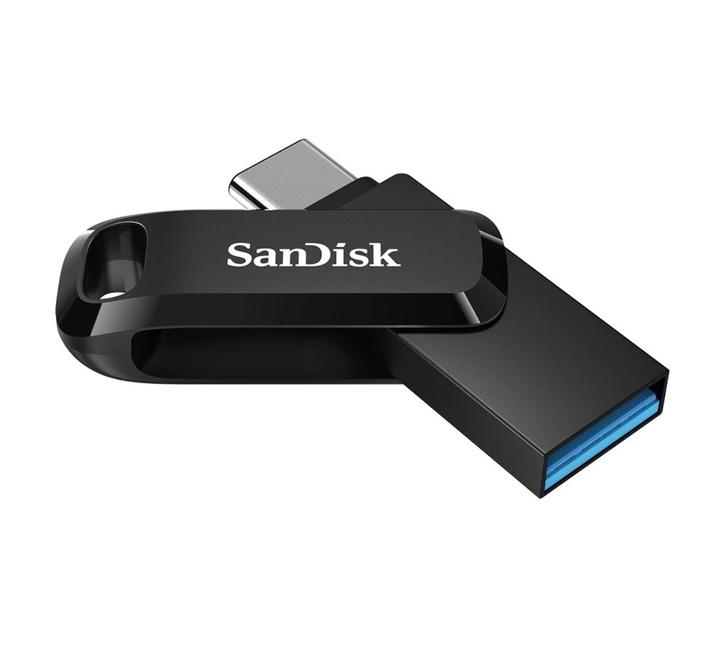 [619659177201] 619659177201 SanDisk 128GB Ultra Dual Drive Go 2-in-1 USB-C  USB-A Flash Drive Memory Stick 150MB/s USB3.1 Type-C Swivel for Android Smartphones Tablets Macs PCs