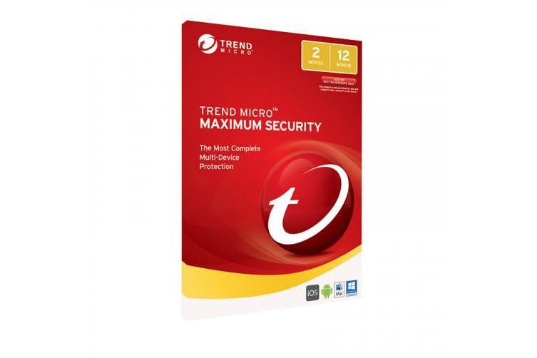 [4710425959192] 4710425959192 Trend Micro Maximum Security (1-2 Devices) 1Yr Subscription Add-On