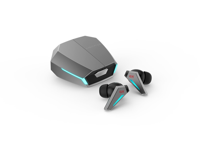 [6923520242887] 6923520242887 Edifier GX07 True Wireless Gaming Earbuds with Active Noise Cancellation with Dual Microphone, RGB Lighting, Wear Detection - Grey