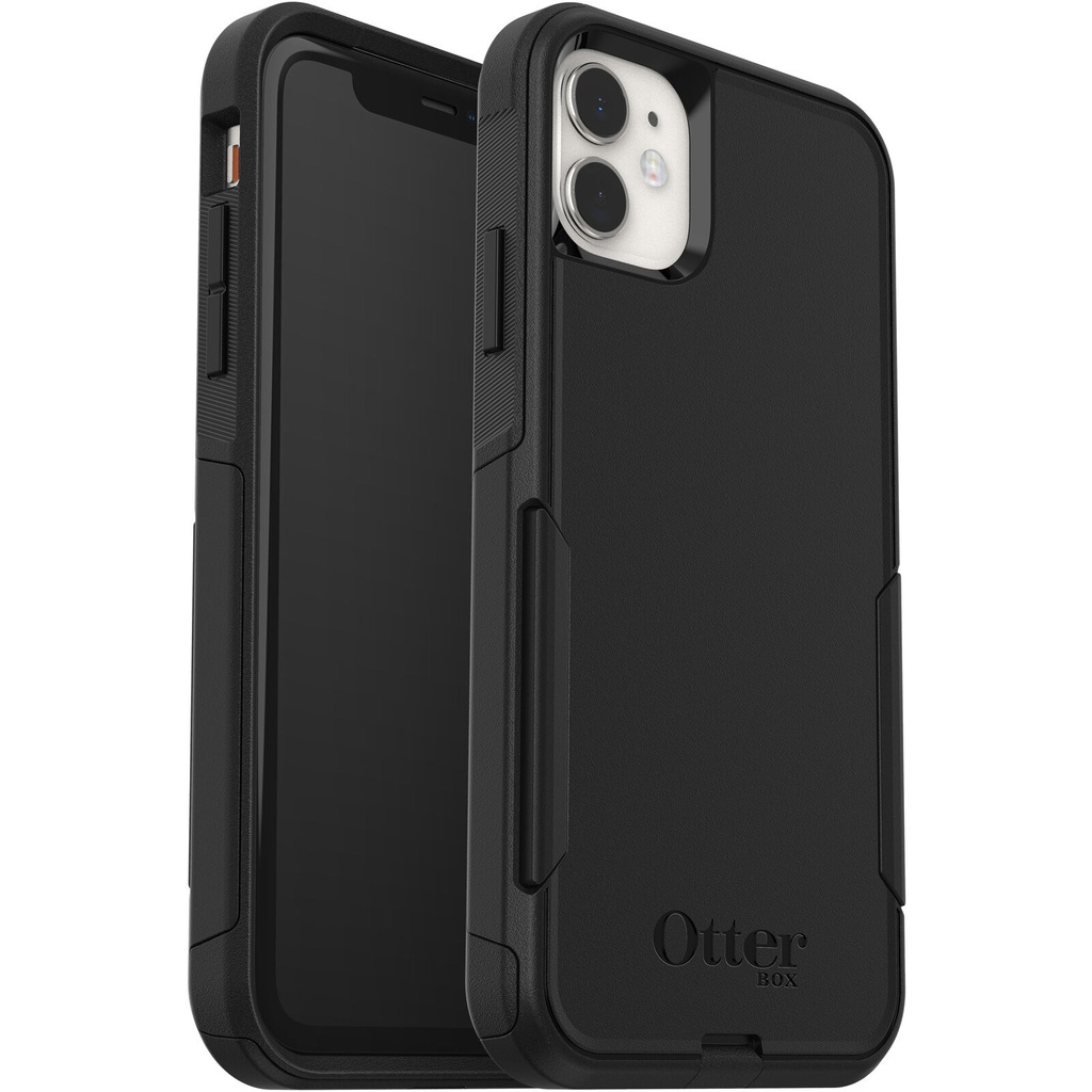 [660543512417] 660543512417 OtterBox Commuter Apple iPhone 11 Case Black - (77-62463), DROP+ 3X Military Standard, Dual-Layer, Raised Edges, Port Covers, No-Slip,7 Years Warranty