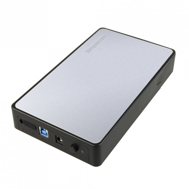 [9350414000549] 9350414000549 Simplecom SE325 Tool Free 3.5" SATA HDD to USB 3.0 Hard Drive Enclosure - Silver Enclosure