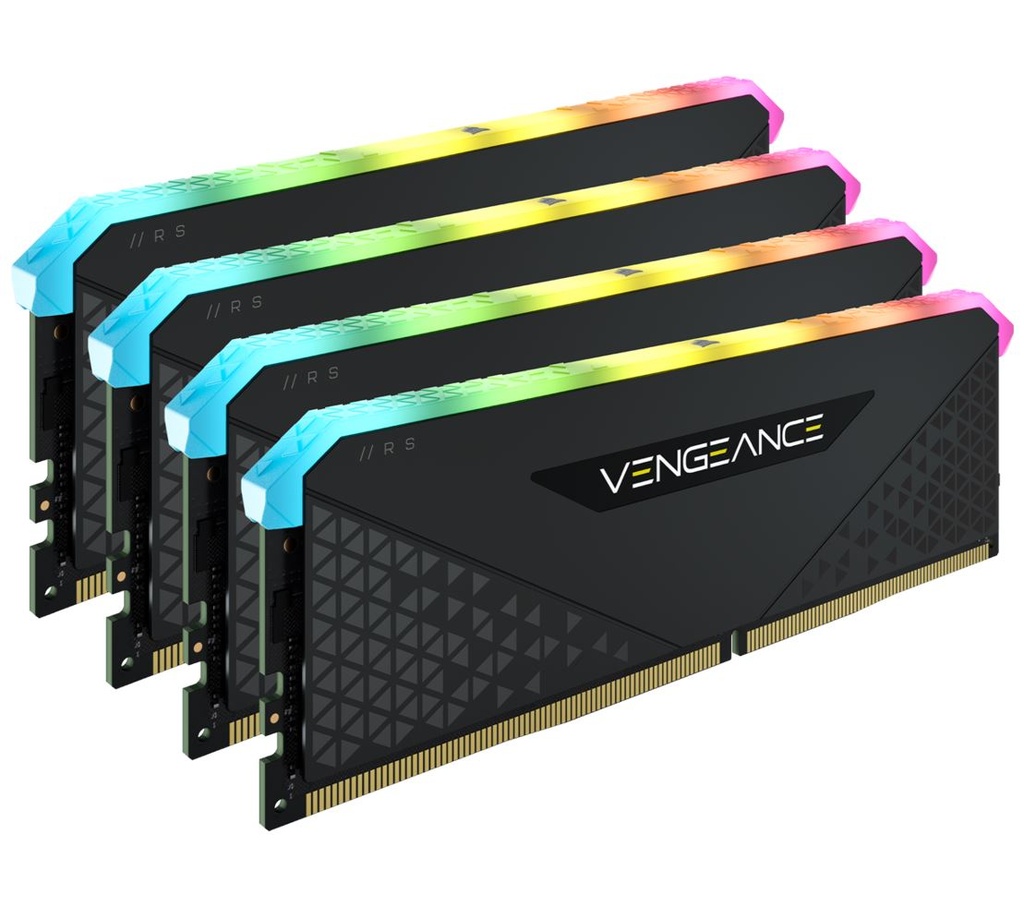 [840006649052] 840006649052 (LS) Corsair Vengeance RGB RS 32GB (4x8GB) DDR4 3600MHz C18 18-22-22-42 Black Heatspreader Desktop Gaming Memory EOL - Alternative MECMD4-VRGBRS4X836