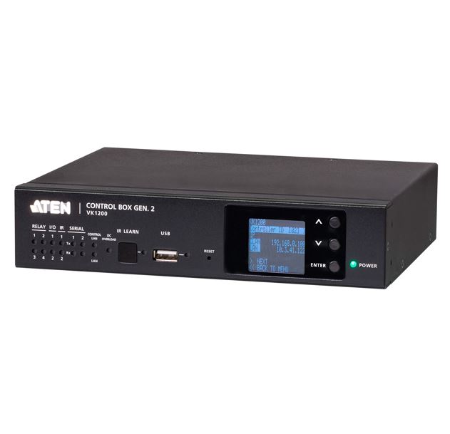 [KVA-VK1200] KVA-VK1200 Aten VK1200 Control System - Compact Control Box Gen 2., High performance with Quad-core CPU, Dual, isolated LAN for secured communication