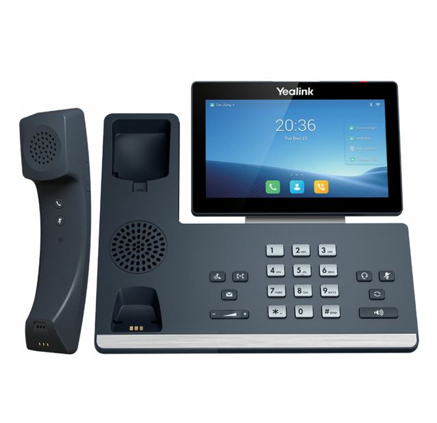 [6938818307681] 6938818307681 Yealink T58WP 16 Line IP HD Android Phone, colour touch screen, BT Handset (BTH58), HD voice, Dual Gig Ports, Built in Bluetooth  WiFi, USB 2.0 Port