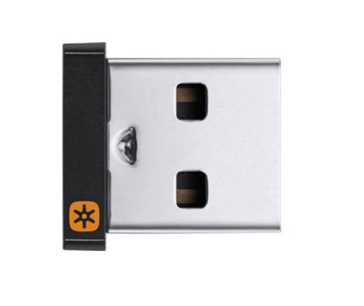 [97855159243] 97855159243 Logitech USB Unifying Receiver Connects Wireless Keyboard Mouse Multiple 6 Devices to Your Computer 10m Range Tiny Size 910-005239 = 910-005934