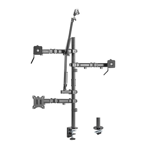 [6956745164603] 6956745164603 Brateck Single-Monitor All-in-One Studio Setup Desktop Mount Fix 17"-32" Up to 9kg(LS)