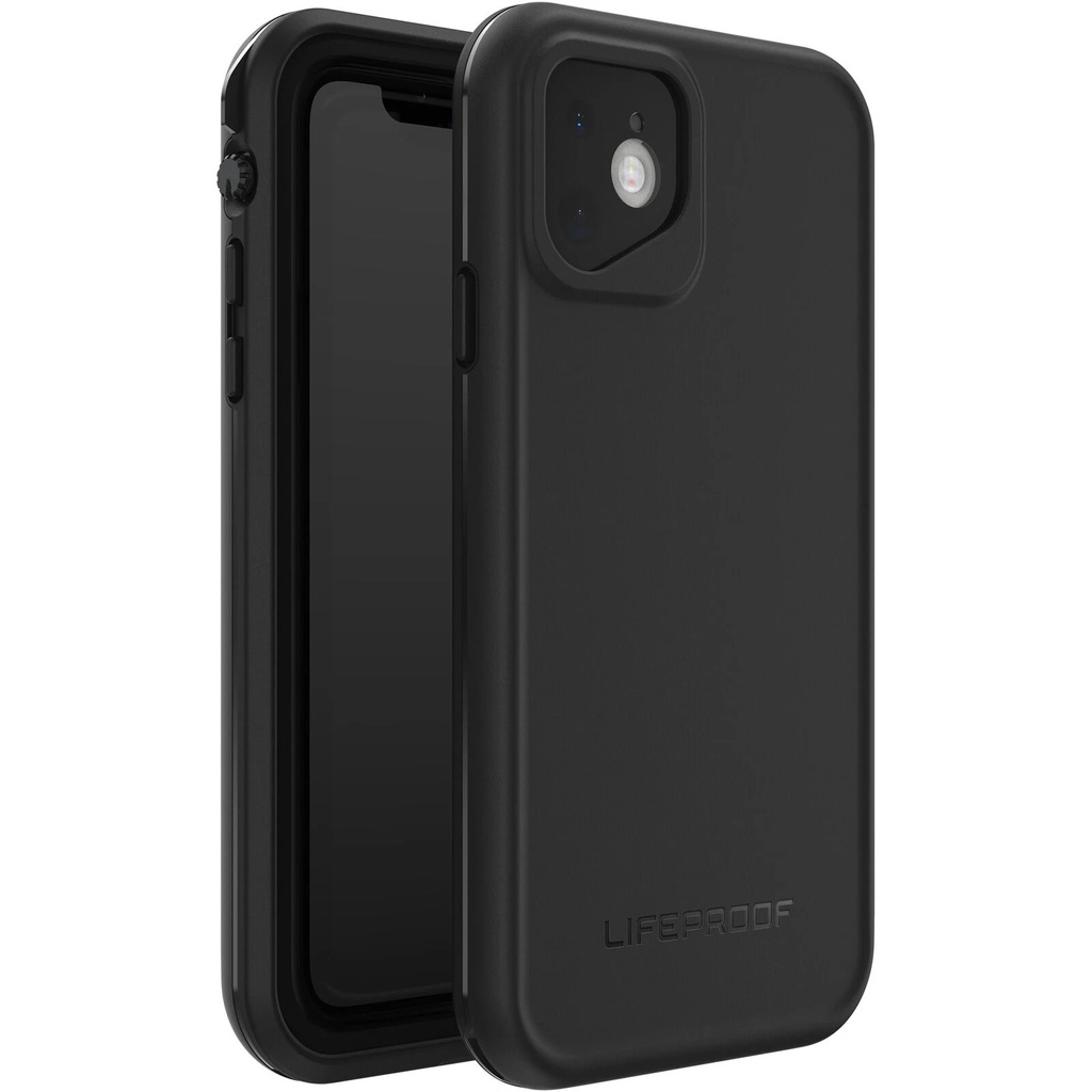 [660543512059] 660543512059 LifeProof FRE Apple iPhone 11 Case Black - (77-62484), WaterProof, 2M DropProof, DirtProof, 360° Protection Built-In Screen-Cover, 7 Years Warranty