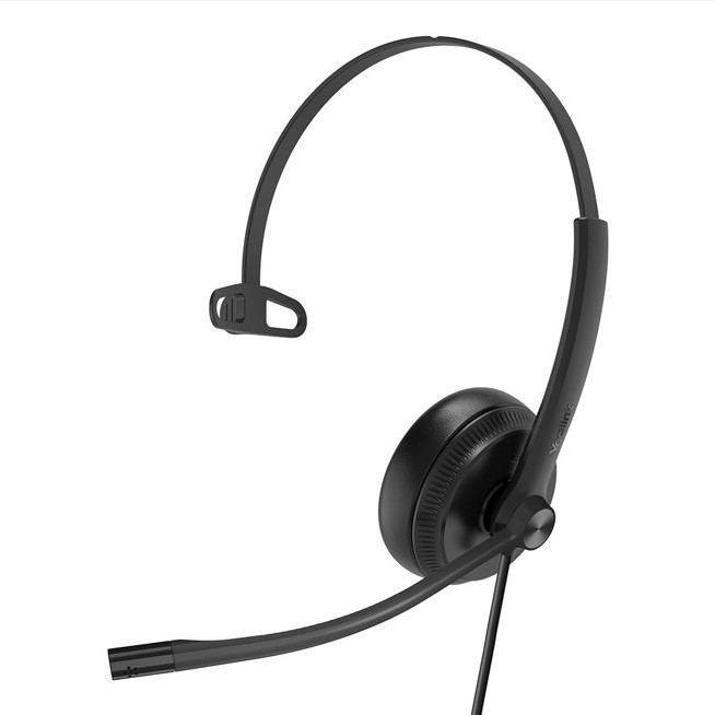 [6938818308015] 6938818308015 Yealink UH34SE Teams Certified Wideband Noise Cancelling Headset, USB and 3.5mm Jack, Controller with Teams Button, Mono, Ultra Lightweight Design
