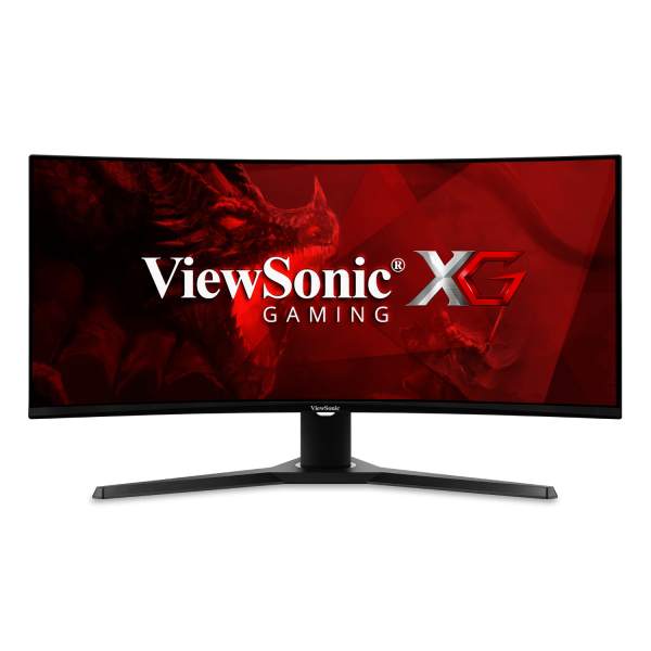 [766907011494] 766907011494 ViewSonic 34” Curved 3440x1440, 180Hz 1ms 1500R, HDR10, Adaptive Sync, 2x HDMI, 2x DP, Speaker, VESA 100, VX3418-2KPC Office Gaming Ultra Wide Monitor
