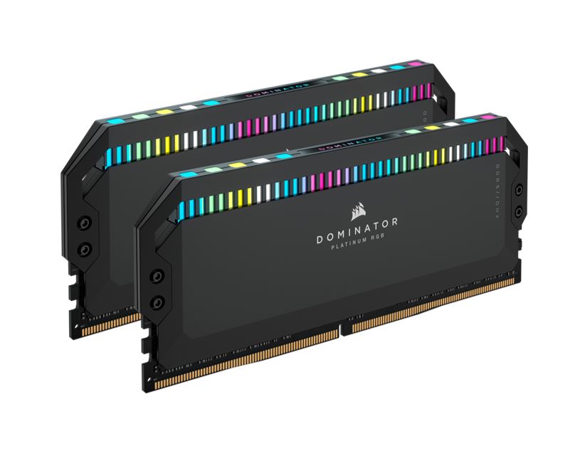 [840006660804] 840006660804 Corsair Dominator Platinum RGB 32GB (2x16GB) DDR5 UDIMM 5600Mhz C36 1.25V Black Desktop PC Gaming Memory