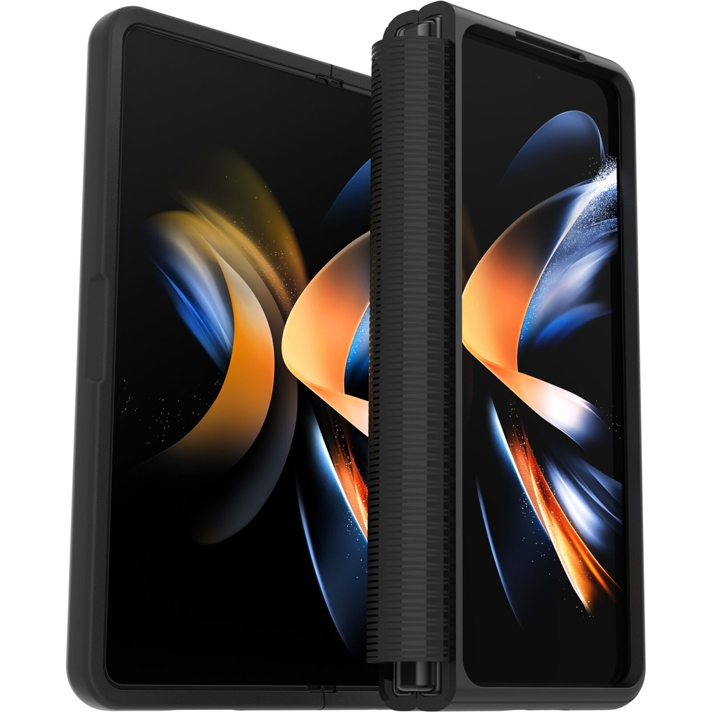 [840304705269] 840304705269 OtterBox Symmetry Flex Samsung Galaxy Z Fold4 5G (7.6") Case Black - (77-90490), Antimicrobial, DROP+ 3X Military Standard, 7 Years Warranty