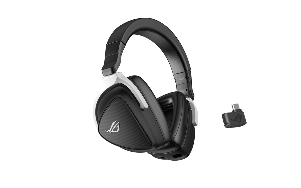 [4711081520252] 4711081520252 ASUS ROG DELTA S WIRELESS Gaming Headset AI Noise Cancelation Microphones PC/MAC/PS4/PS5/Nintendo Switch/Android/Bluetooth device AI Noise Cancelation