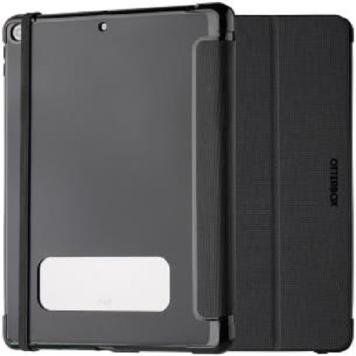 [840304725465] 840304725465 OtterBox React Folio Apple iPad (10.2") (9th/8th/7th Gen) Case Black ProPack -(77-92197), DROP+ Military Standard, Pencil Holder, 7 Years Warranty