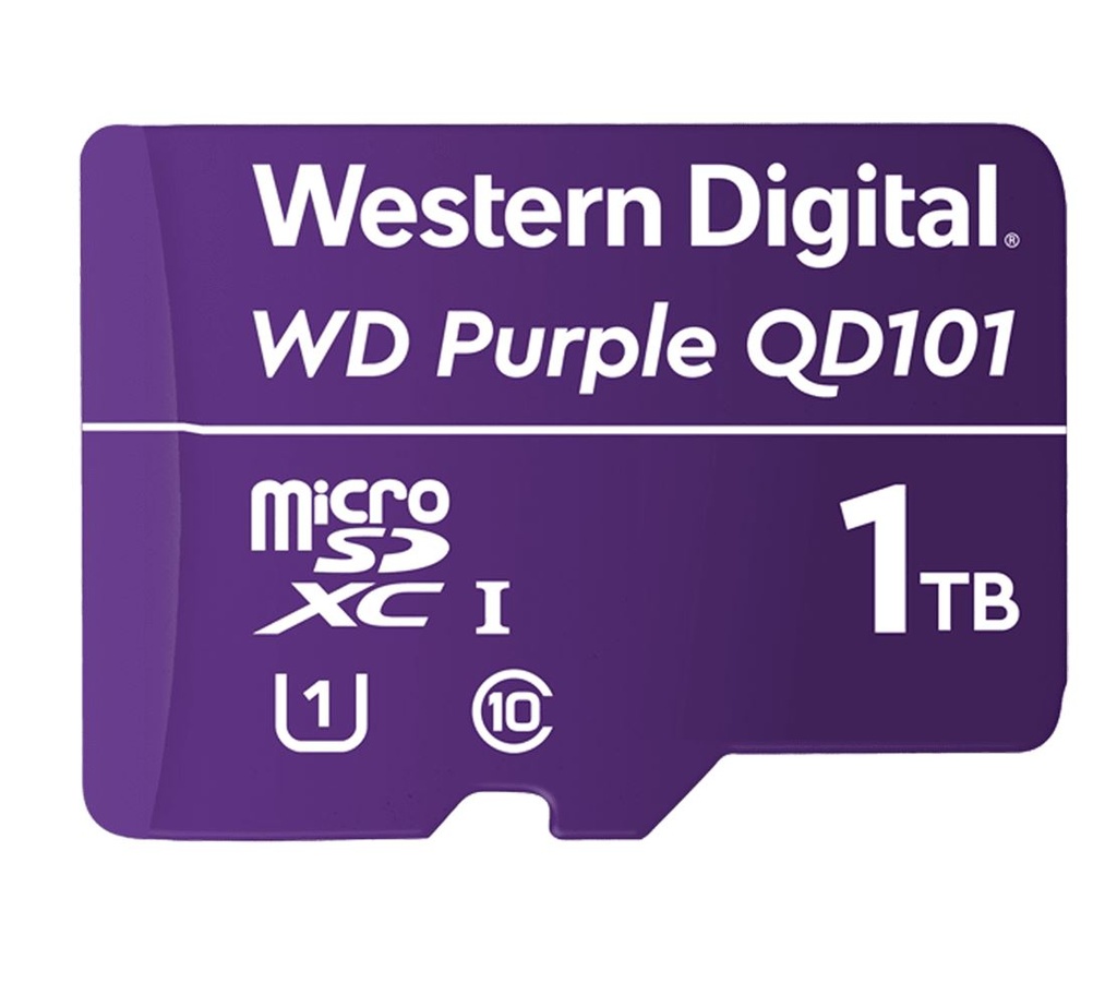 [718037884493] 718037884493 Western Digital WD Purple 1TB MicroSDXC Card 24/7 -25°C to 85°C Weather  Humidity Resistant for Surveillance IP Cameras mDVRs NVR Dash Cams Drones