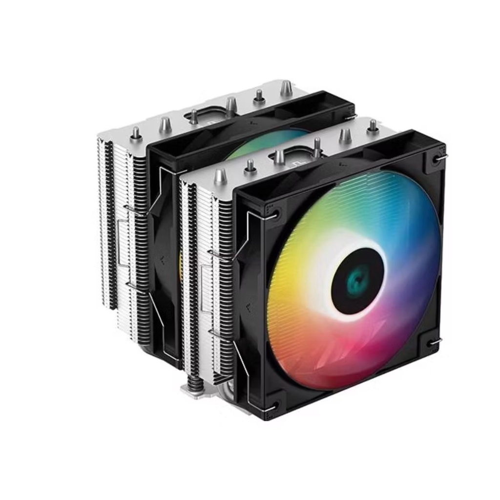 [6933412727811] 6933412727811 DeepCool AG620 ARGB Dual-Tower CPU Cooler, 2x 120mm Fan, 6 Copper Heat Pipes, Intel LGA2066/2011-v3/2011/1700/1200/1151/1150/1155 AMD AM5/AM4