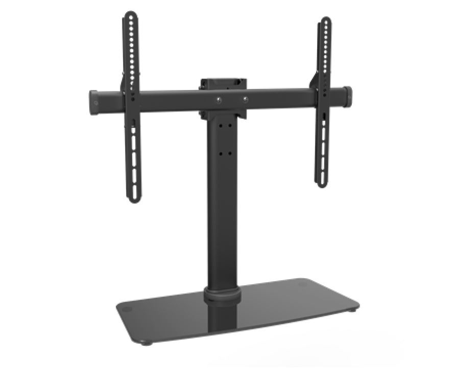 6956745168458 Brateck Tabletop TV Stand with Tempered Glass Base 32"-55" TV Up to 40kg (LS)