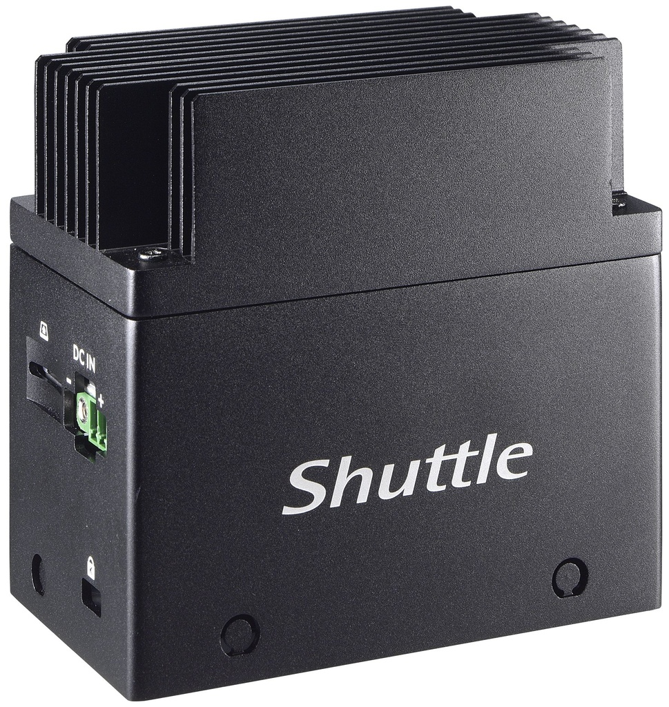 887993601106 Shuttle EN01E Edge PC-Atom x5-E3940, 8GB LPDDR4, 64GB eMMC, Metal, Fanless, tiny, wide temperature, optional for POE  Capture card  4G LTE