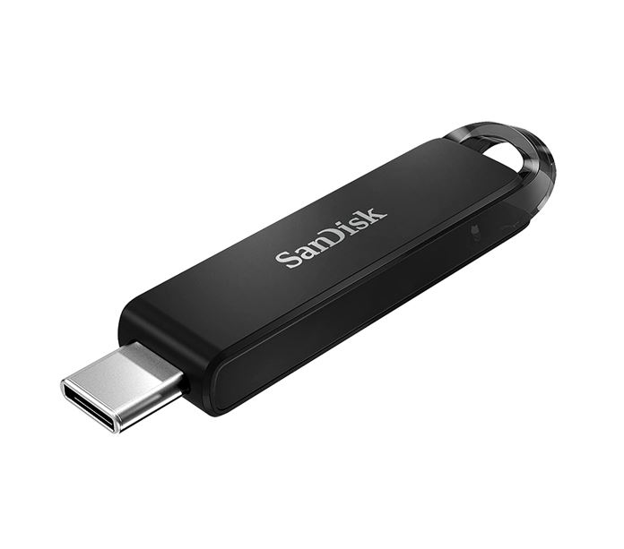 [619659171957] 619659171957 SanDisk Ultra USB Type-C Flash Drive, CZ460 256GB, USB Type C 3.1, Black, Super-thin Retractable, 5Y
