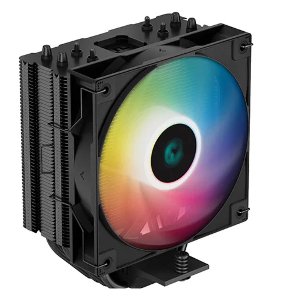 [6933412727774] 6933412727774 DeepCool AG400 Black ARGB Single Tower CPU Cooler, TDP 220W,120mm Static ARGB Fan, Direct-Touch Copper Heat Pipes, Intel LGA1700/AMD AM5 Support