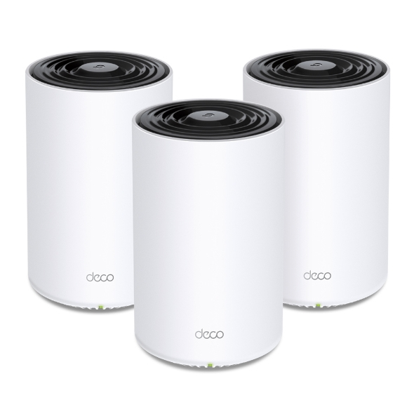 [6935364010201] 6935364010201 TP-Link Deco X68(3-pack) AX3600 Whole Home Mesh WiFi 6 Router, 650 Square Meters, 150 Devices, 1802 Mbps, WPA, QoS, 3x3 MU-MIMO, OFDMA