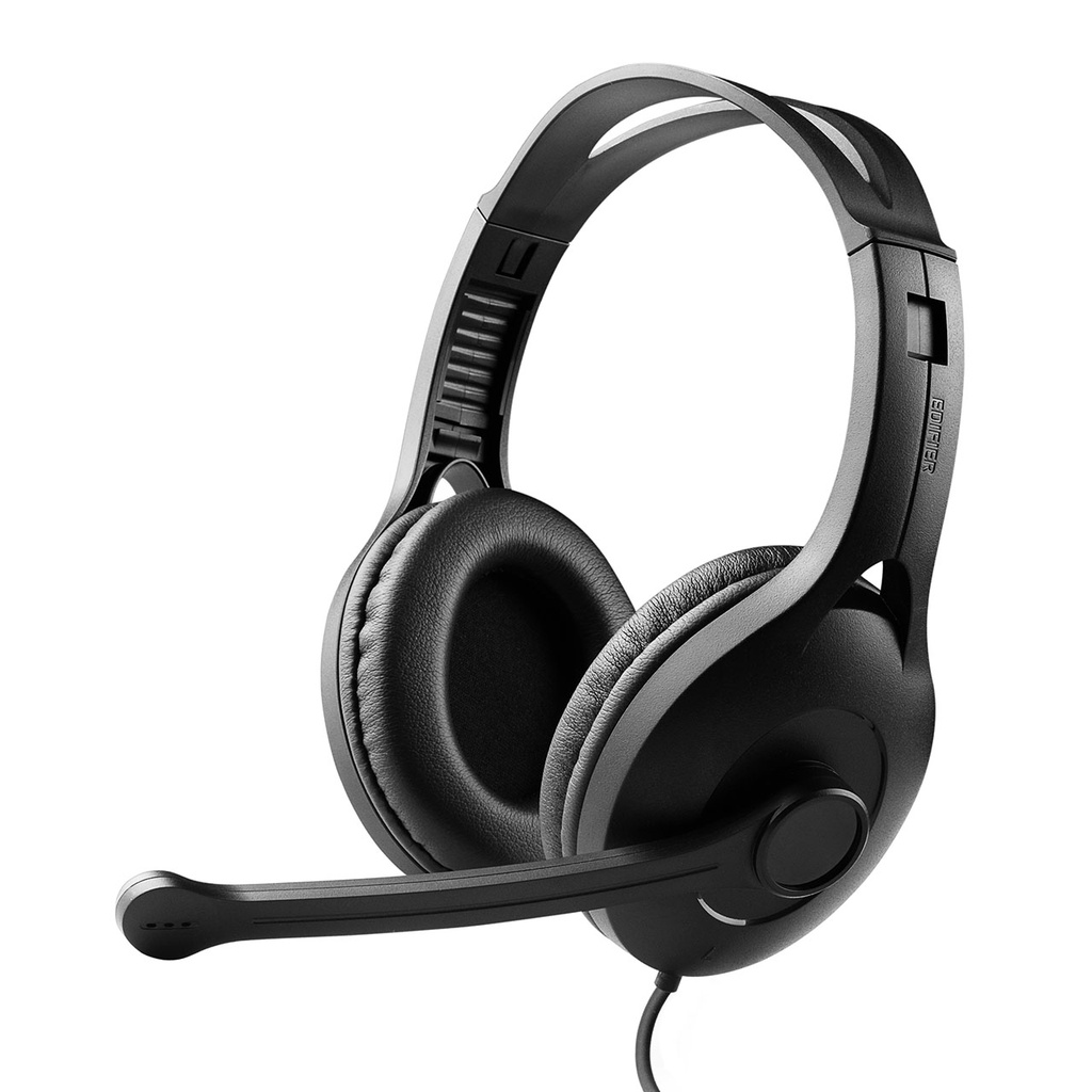 6923520241347 Edifier K800 USB Headset with Microphone - 120 Degree Microphone Rotation, Leather Padded Ear Cups