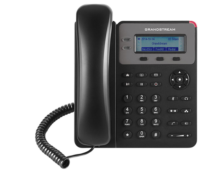 [6947273702146] 6947273702146 *LS* Grandstream GXP1615 1 Line IP Phone, 1 SIP Account, 132x48 Colour LCD Screen, HD Audio, Powerable Via PoE *Last Stock*