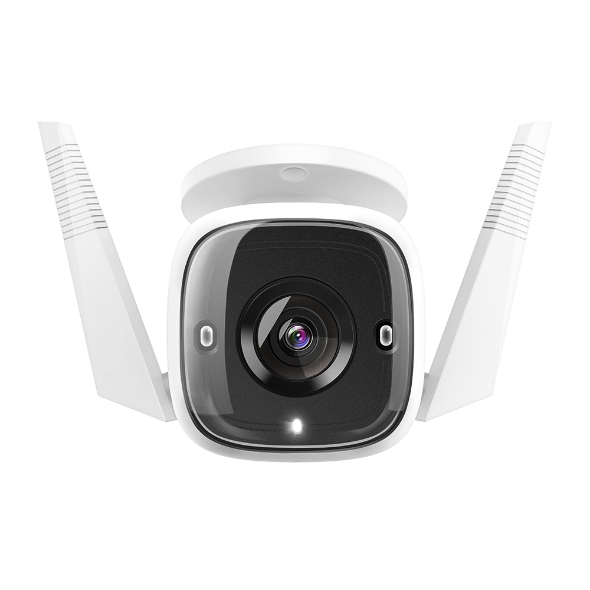 [4897098687635] 4897098687635 TP-Link TC65 Outdoor Security Wi-Fi Camera Ultra HD Video 3MP Definition, Wired/Wireless, Night Vision, Alarm, Two-Way Audio Microphone, Voice Control