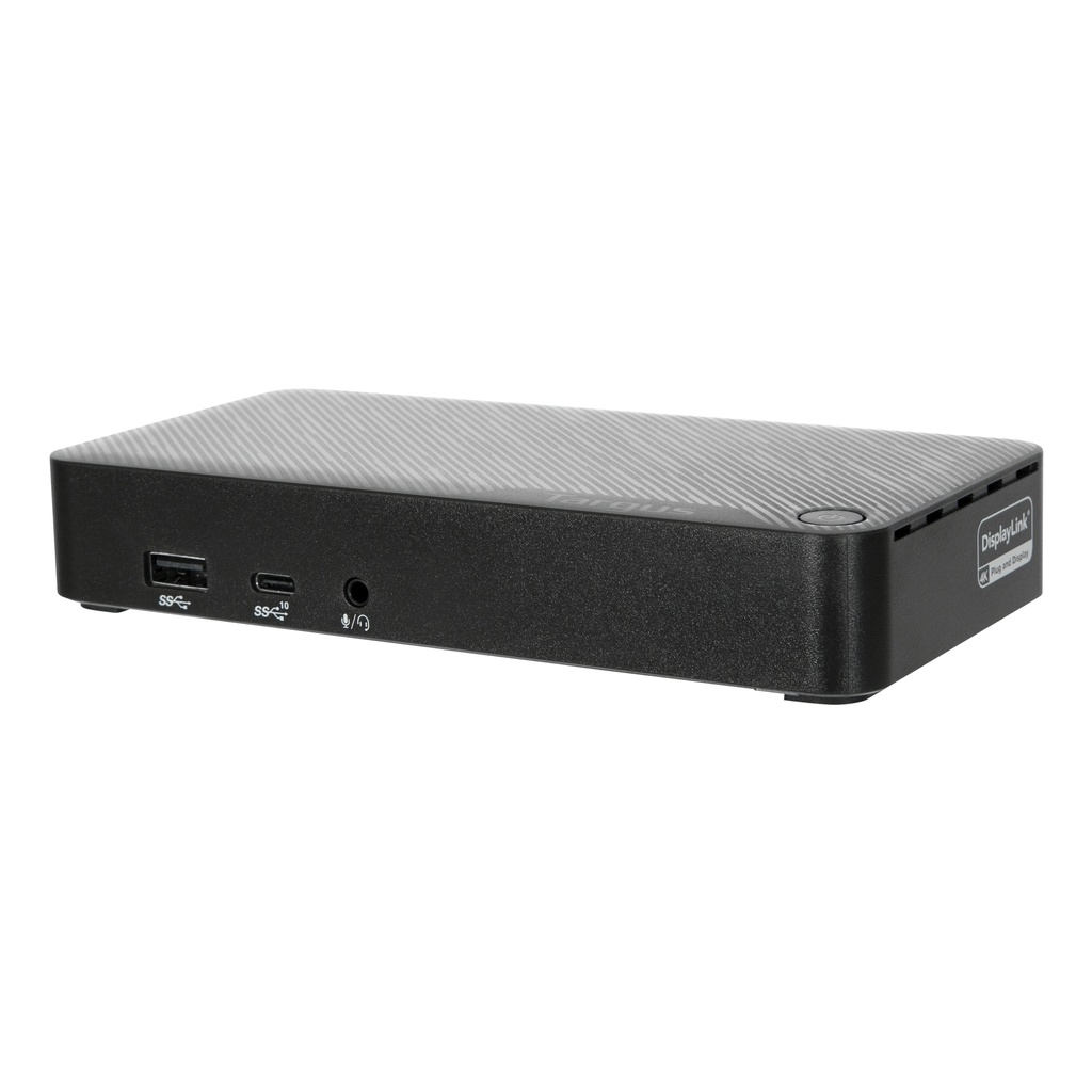 [92636354701] 92636354701 Targus Universal USB-C Dual Video 4K Docking Station with 65W Power Delivery Support 1x5K or 2x4K UHD@60Hz 2xDP USB-C 3xUSB-A GLAN Audio Combo