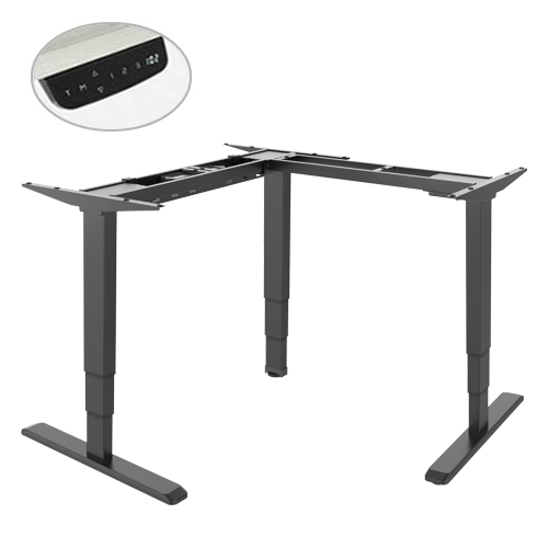 [6956745171427] 6956745171427 Brateck Triple Motor L-Shape Electric Sit-Stand Desk (Frame only) (LS)
