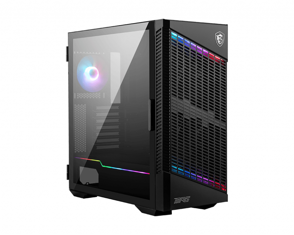 [4719072829292] 4719072829292 MSI MPG VELOX 100P AIRFLOW Mid-Tower Case, E-ATX / ATX / M-ATX / ITX, 7x Expansion Slots, 2x USB 3.2, 1x USB-C, 1x Audio, 1x Mic, 2x 2.5", 2x3.5"