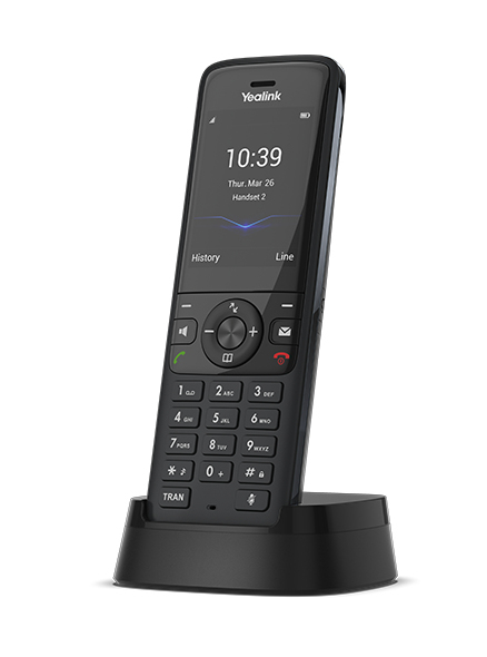 6938818308718 Yealink W78H Wireless DECT Handset, Scalable Solution, Optimised Wireless Communication,Business Use, Long Battery Life, 2.4'' 240x320 TFT ColorScreen
