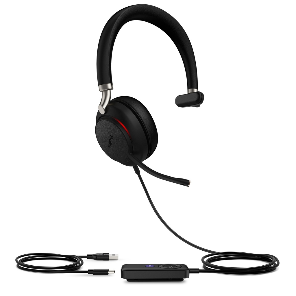 [6938818308879] 6938818308879 Yealink UH38 Mono USB and Bluetooth Headset, USB-C, UC Call Controller, Dual Noise-Canceling Mics, Busy Light, Microsoft Teams  UC Certified
